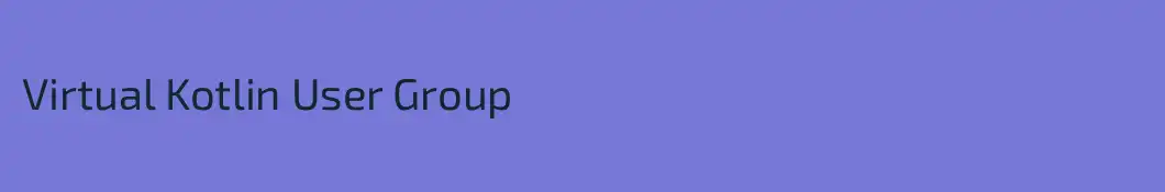 Virtual Kotlin User Group